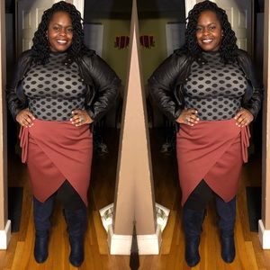 Pink Clove Wrap Skirt